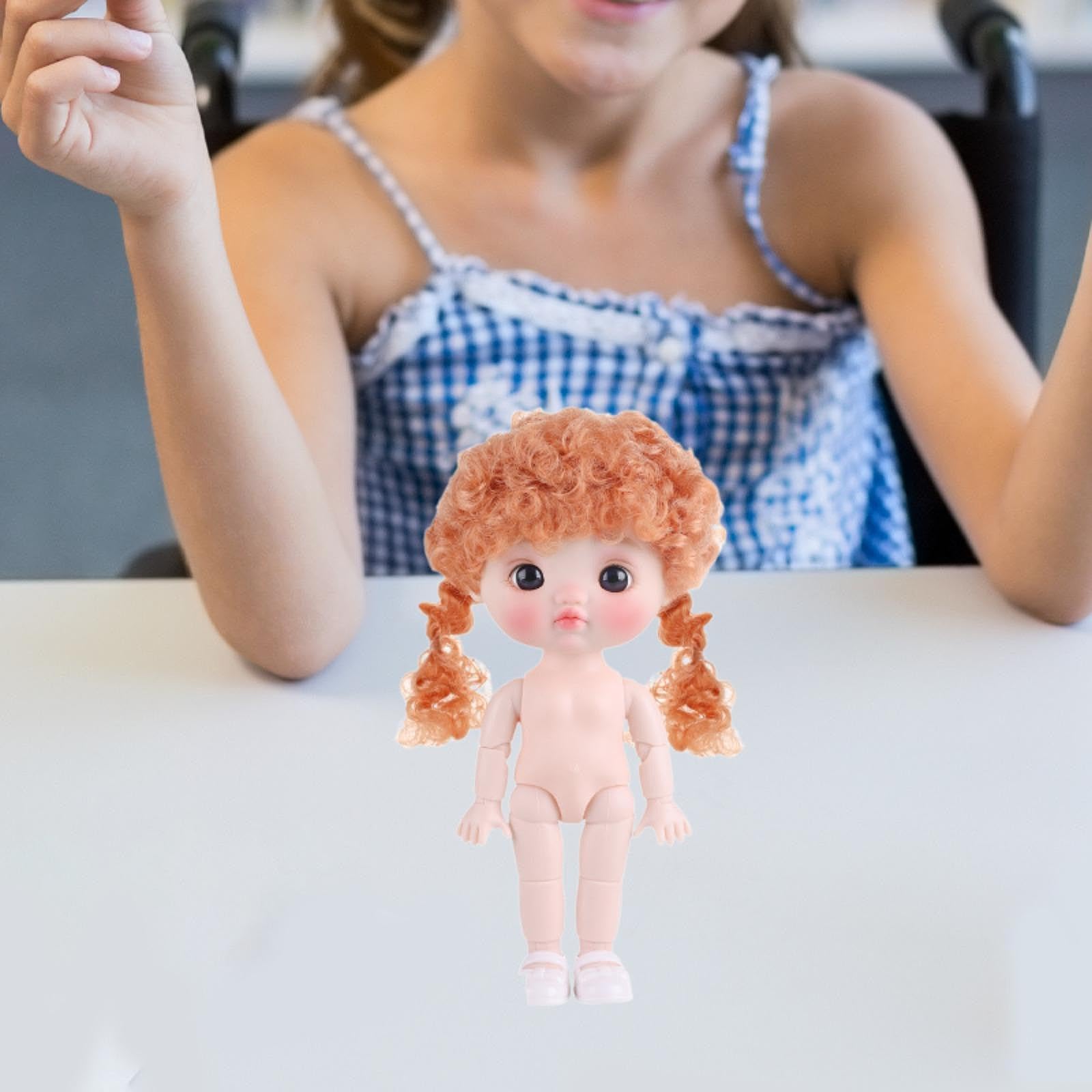 小さな女の子 BJD • Amazon | QLoztyse 8インチ BJD 女の子人形 靴付き かわいい ごっこ